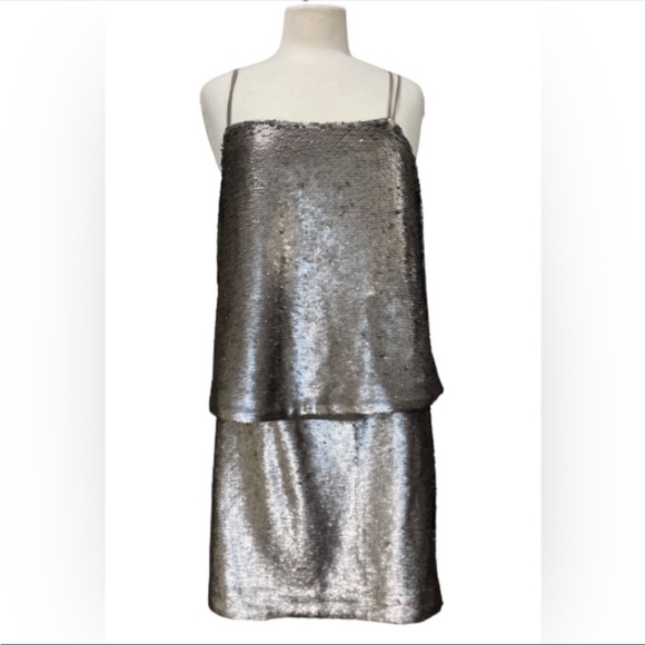 Banana Republic Strappy Sequin Dress size 8 - Picture 2 of 5